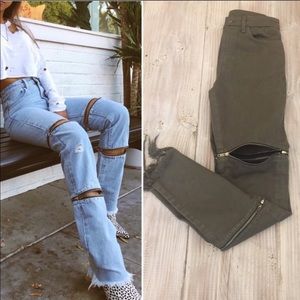 BRAND NEW- LF/Carmar jeans (olive)